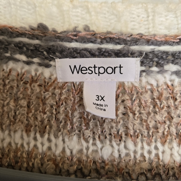 Westport Cardigan Sweater Sz 3x - Picture 5 of 6